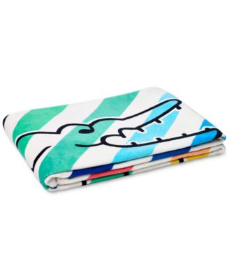 Rainbow Big Croc Cotton Beach Towel, 36" x 72"