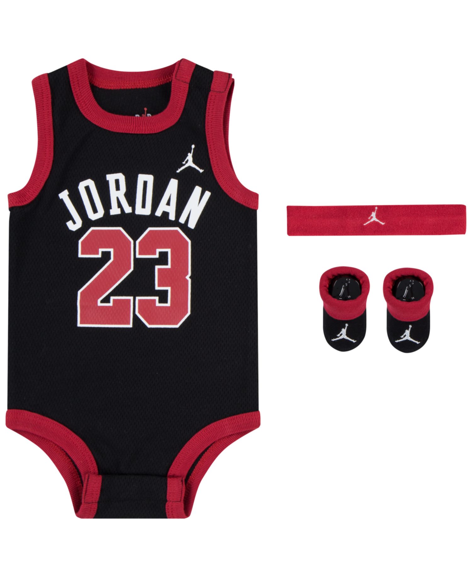 Baby Boys and Baby Girls Mesh Jersey Gift Box, 3 Piece Set