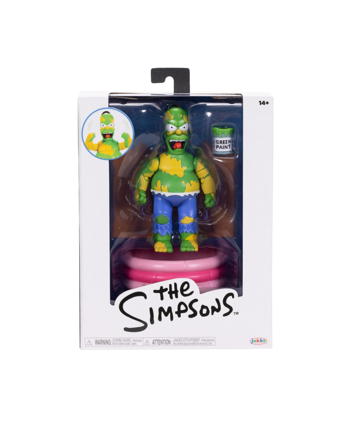 The Simpsons 5" Premium Furious Homer Action Figure Toy In Multicolor
