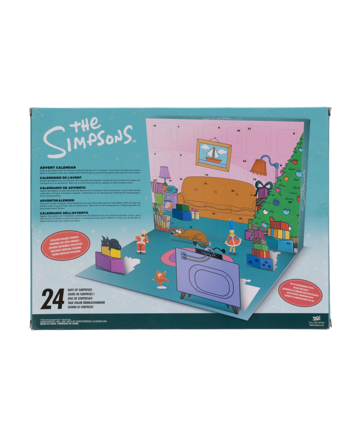 The Simpsons Advent Calendar In Multicolor
