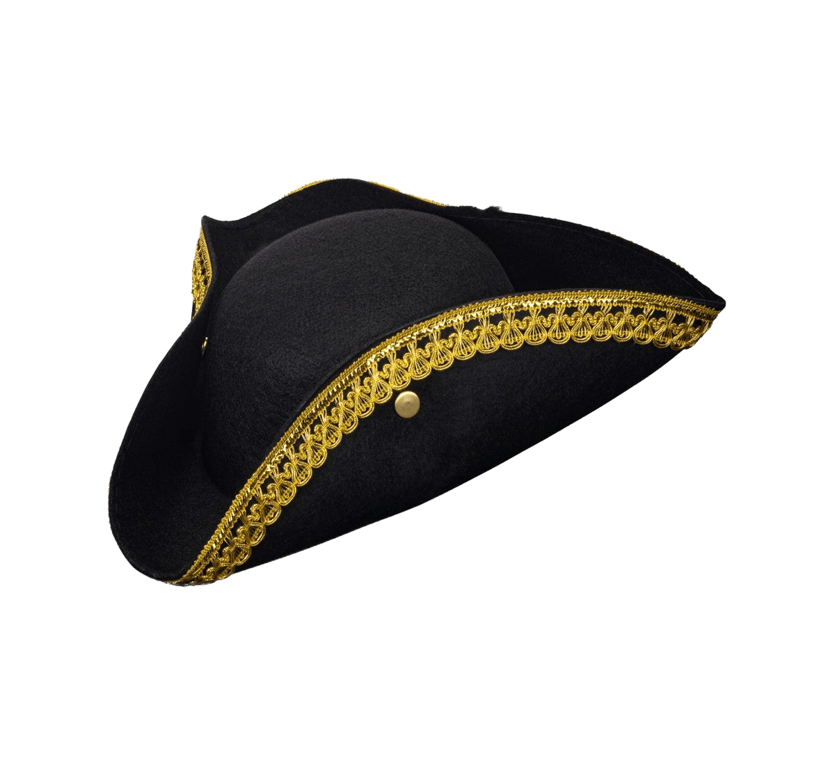 Dress Up AmericaColonial Tricorn Costume Hat - Kids - Black