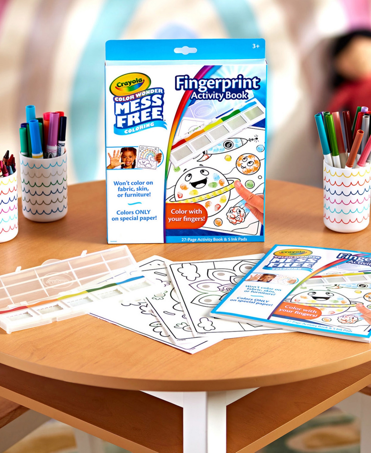 Crayola Color Wonder Fingerprint Activity Book In Assorted