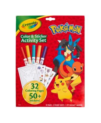 Pokemon Color Sticker Activity Set, Pack of 3