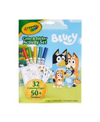 Bluey Color Sticker Activity Set, Pack of 3