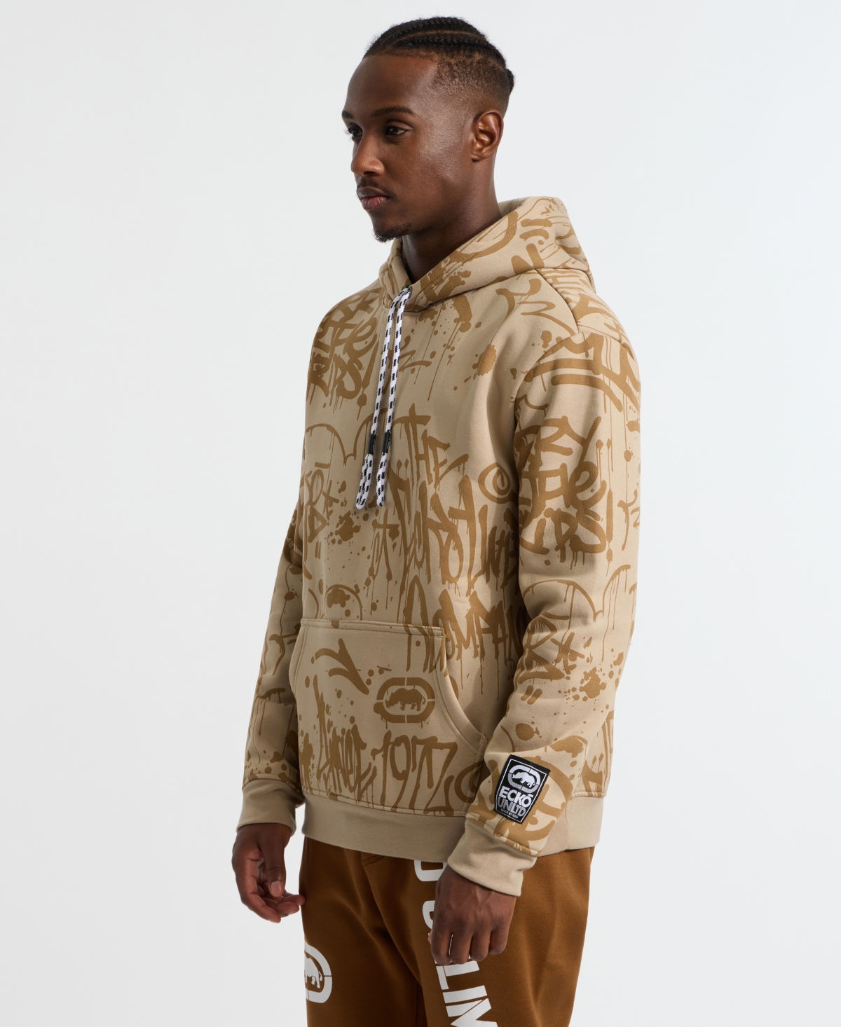Ecko Unltd Men's Intertwine Splash Hoodie