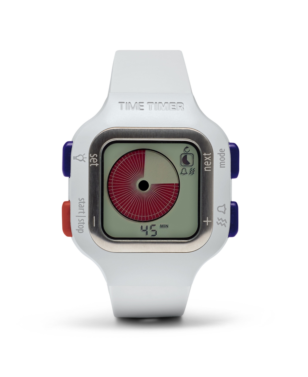 Time Timer Watch, Small In Arctic White