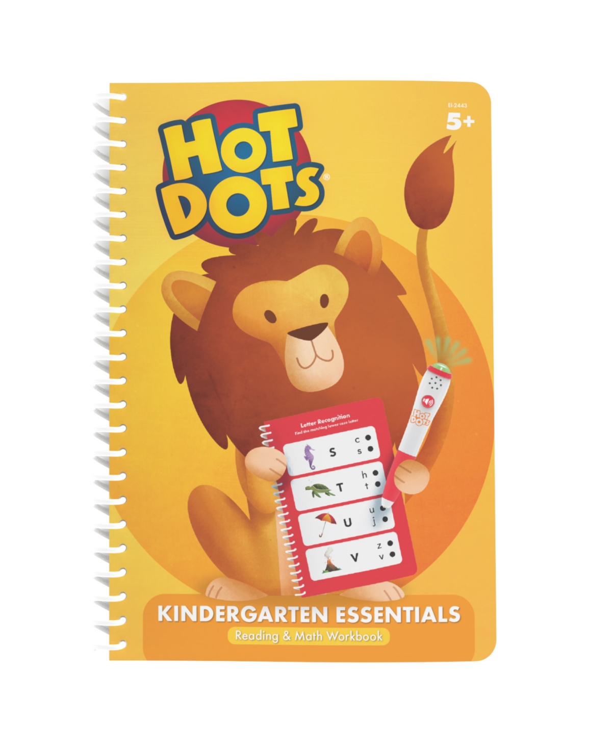Educational Insights Hot Dots Kindergarten Essentials Reading And Math Workbook In Multi