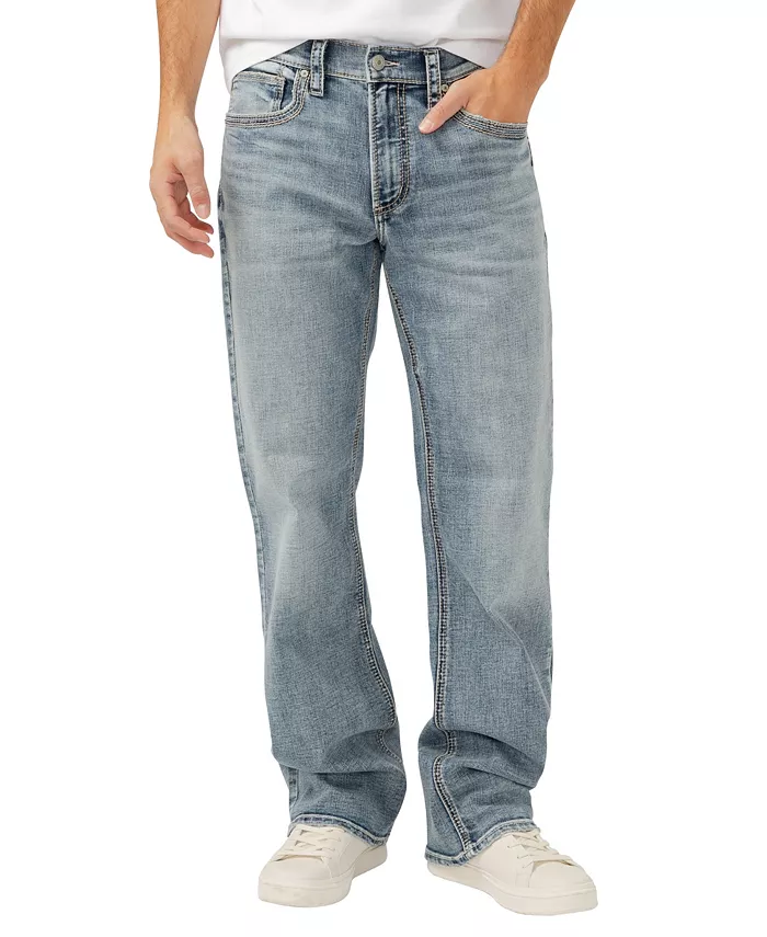 Men's Zac Relaxed Fit Straight Leg Luxe Heritage Jeans