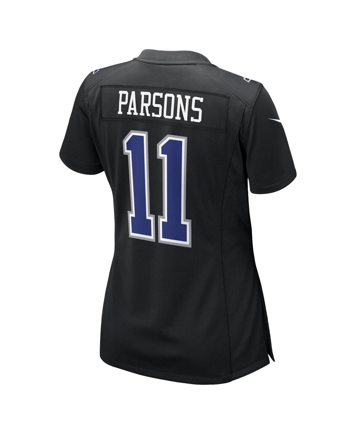 Nike Women's Micah Parsons CarbonDallas Cowboys Fashion Game Jersey - Black