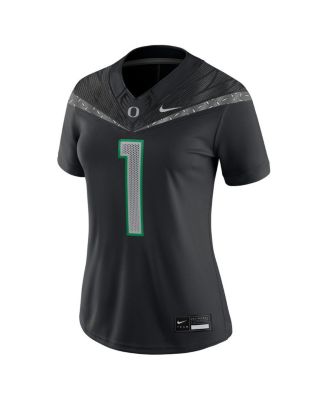 Women's 1 Black Oregon Ducks Game Jersey