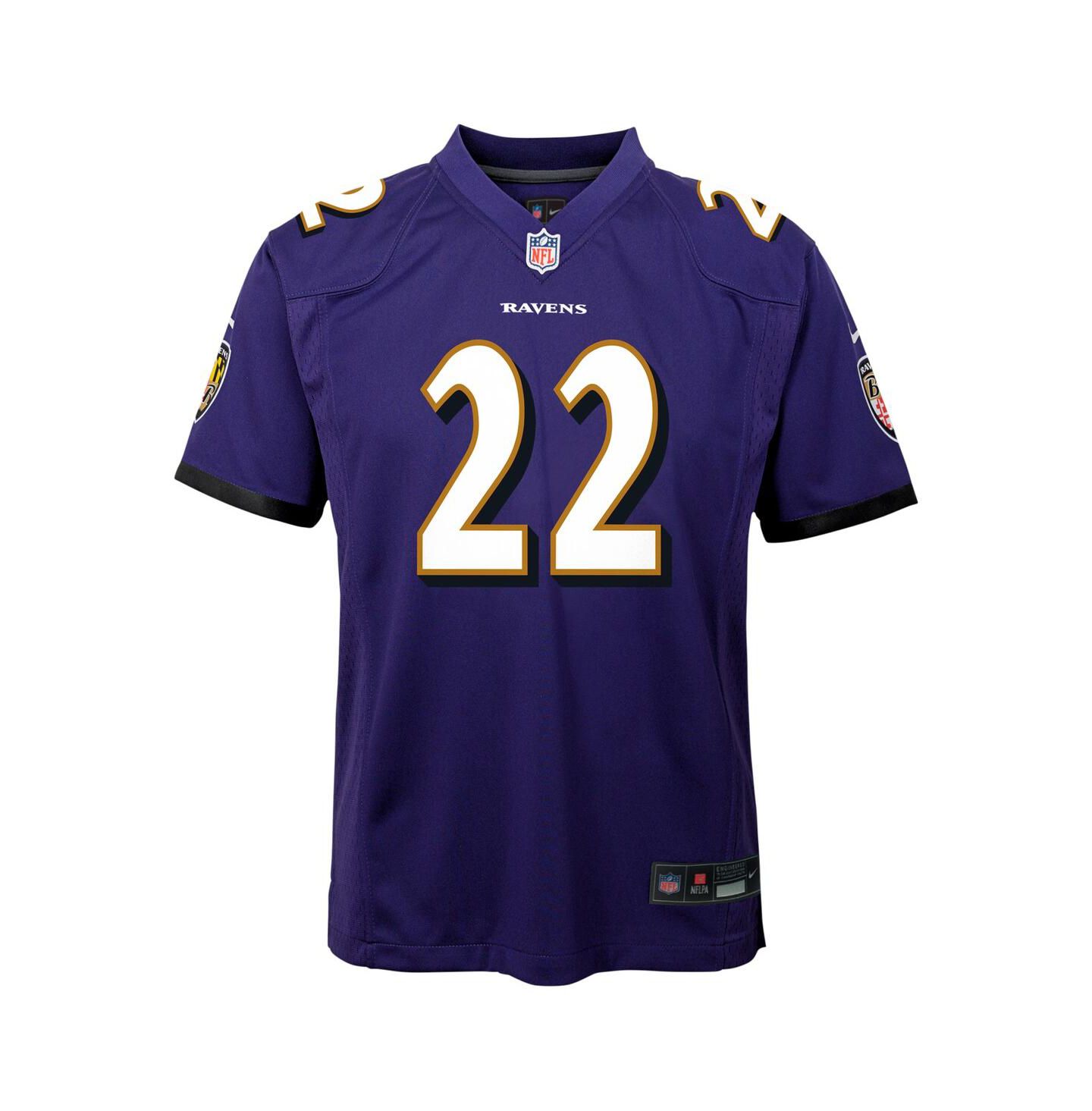 Детское джерси Outerstuff Nike Derrick Henry Baltimore Ravens Team Player Game, Purple — фото 3
