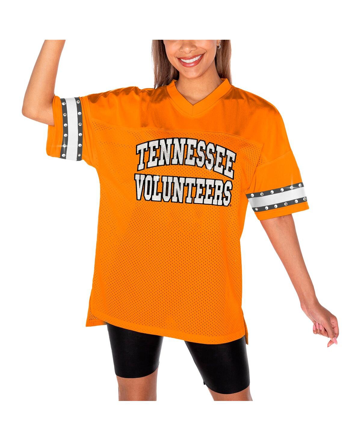 GAMEDAY COUTURE WOMEN'S TENNESSEE ORANGE TENNESSEE VOLUNTEERS UNTIL KICKOFF RHINESTONE FASHION T-SHIRT 