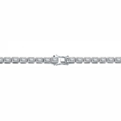 Elegant Green Cubic Zirconia Tennis Bracelet
