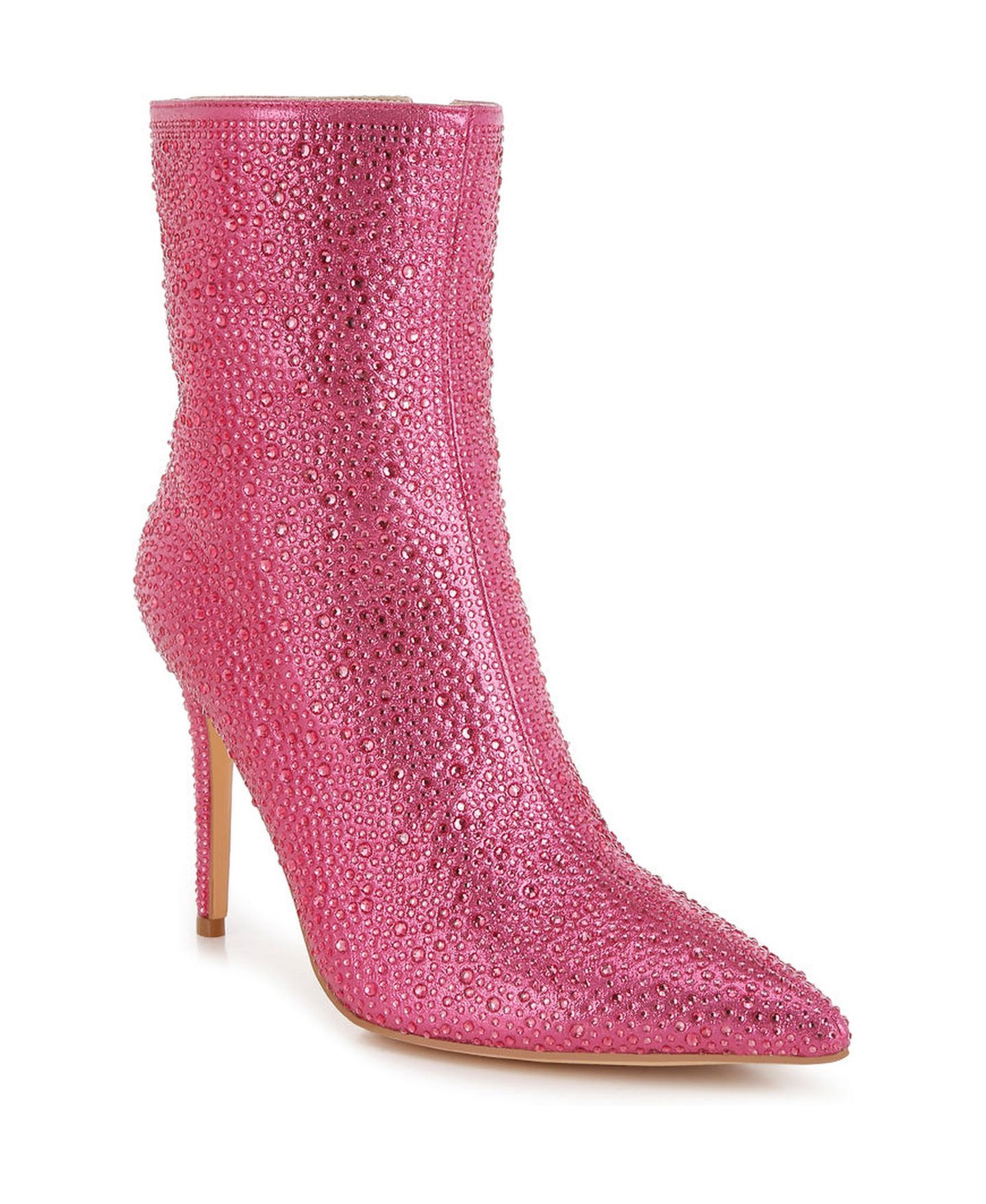 Женские ботинки London Rag Anun Rhinestones Embellished High Ankle, цвет: Розовый — фото 2