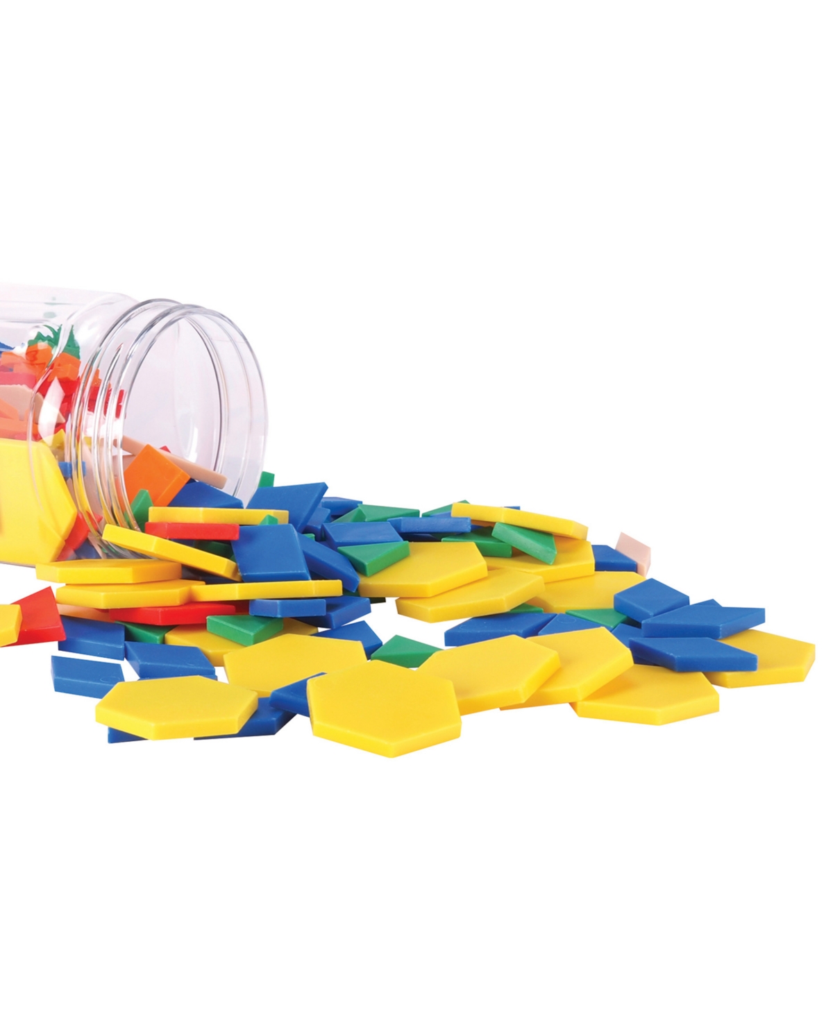 EDXEDUCATION PATTERN BLOCKS PLASTIC, SET OF 250 