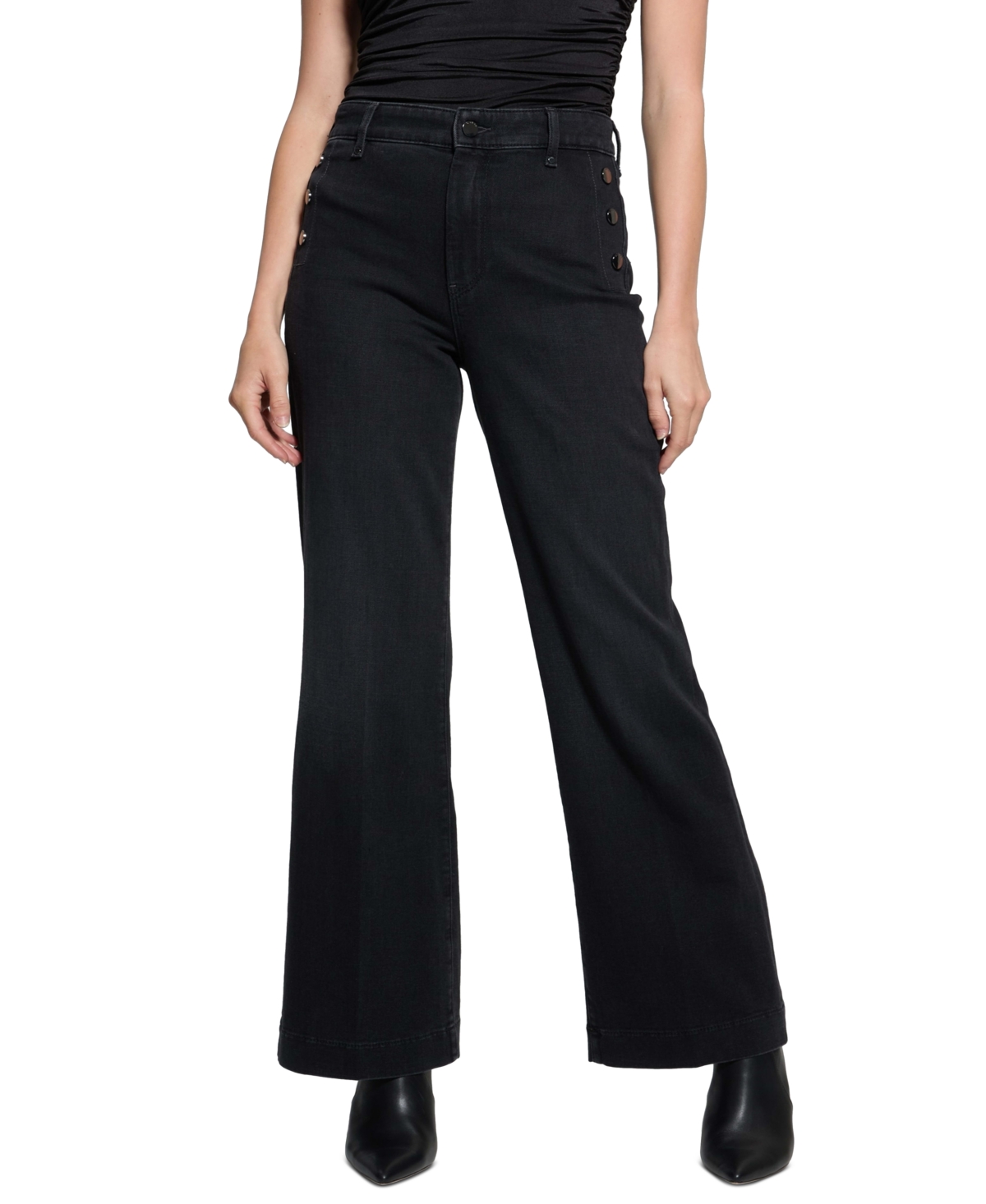 Women's Faye Sailor Flared Jeans - Dark Wash