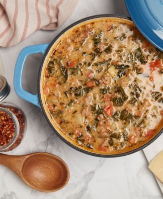 Blue Gradient 5-Quart Enameled Cast Iron Dutch Oven