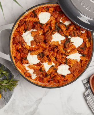 Blue Gradient 5-Quart Enameled Cast Iron Dutch Oven
