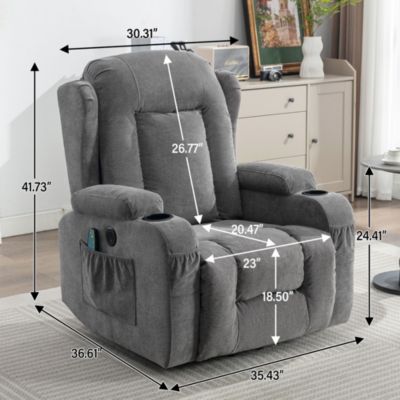 Power Lift Recliner Chair Recliners with Heat and Massage Recliner Chair