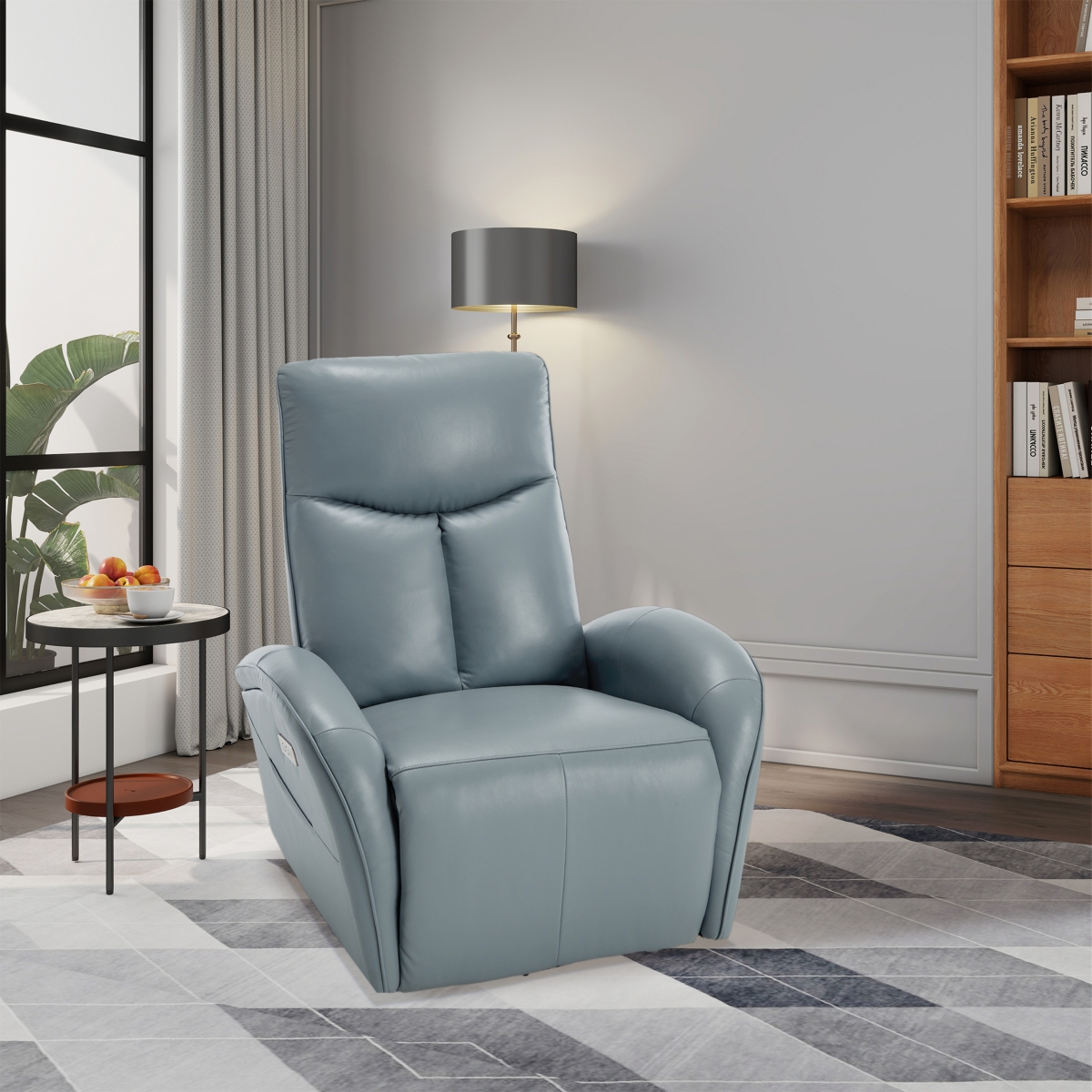 Boyel Living Power Recliner Chair with Lumbar Support Max Swivel Degree 270° Heavy Duty Motion Mechanism with Usb and Type-c Ports