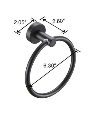 Bathroom Hardware Set Towel Bar, Toilet Paper Holder, and Hooks for Modern Bathroom Decor