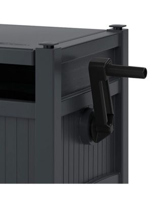 Hideaway 100' Resin Garden Hose Reel for 5/8" Hoses, Cyberspace