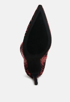 Women's Oleander Sequin Embellished Stiletto Boots