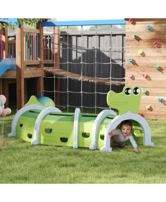 Kids Play Tunnel for Children 3-6 Years to Crawl and Climb, 76" Long