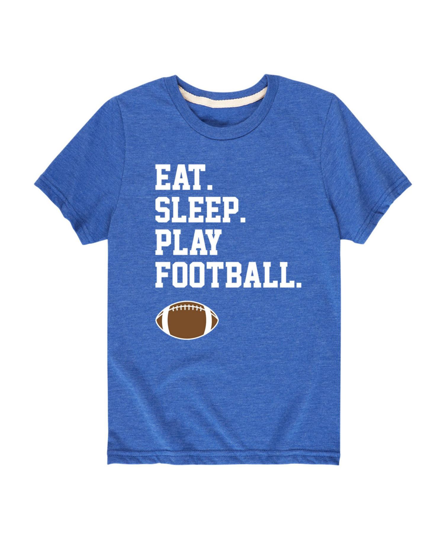 Big Boys Eat Sleep Play Football Graphic Tee