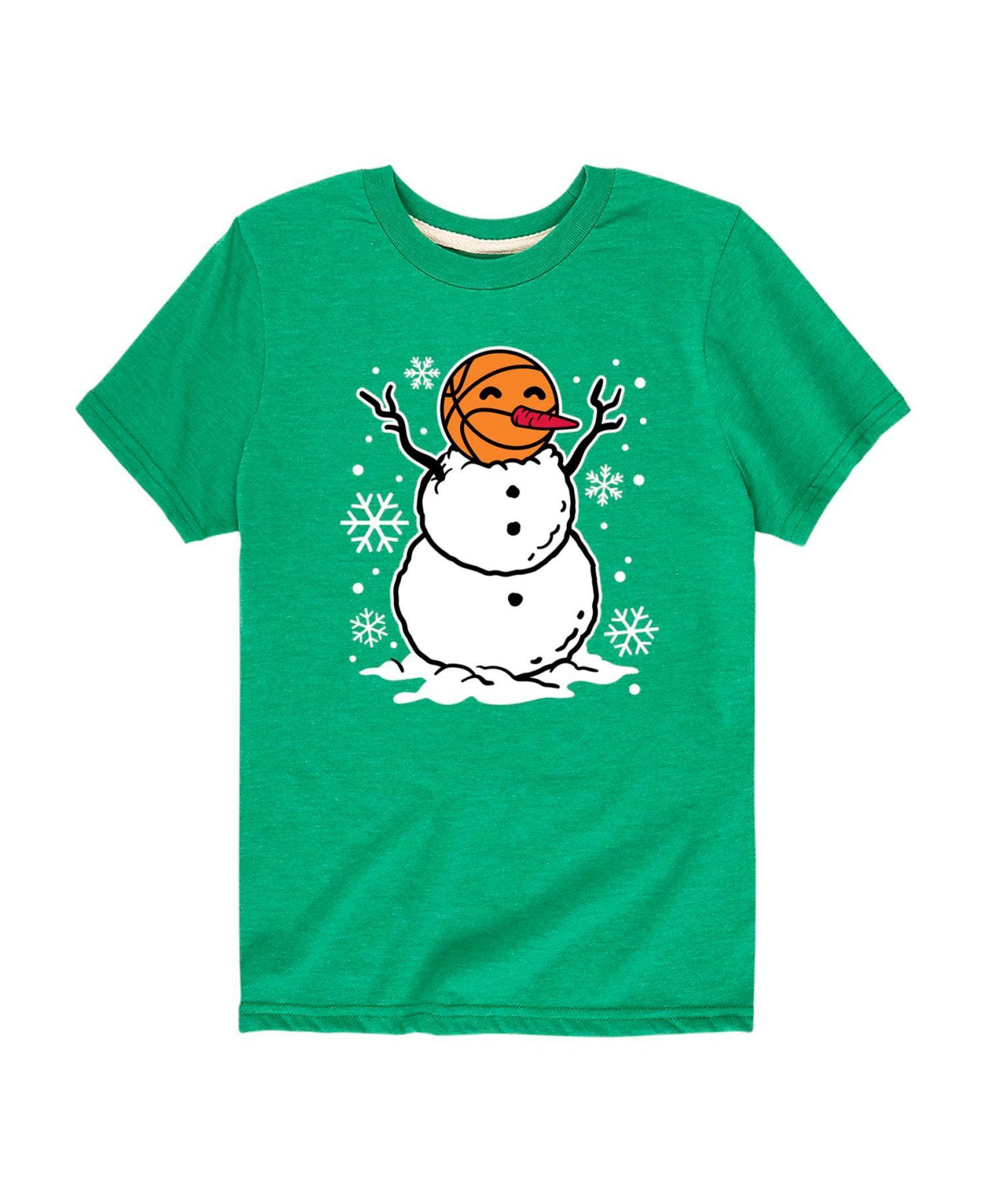 Big Boys Santa Basketball Graphic Tee