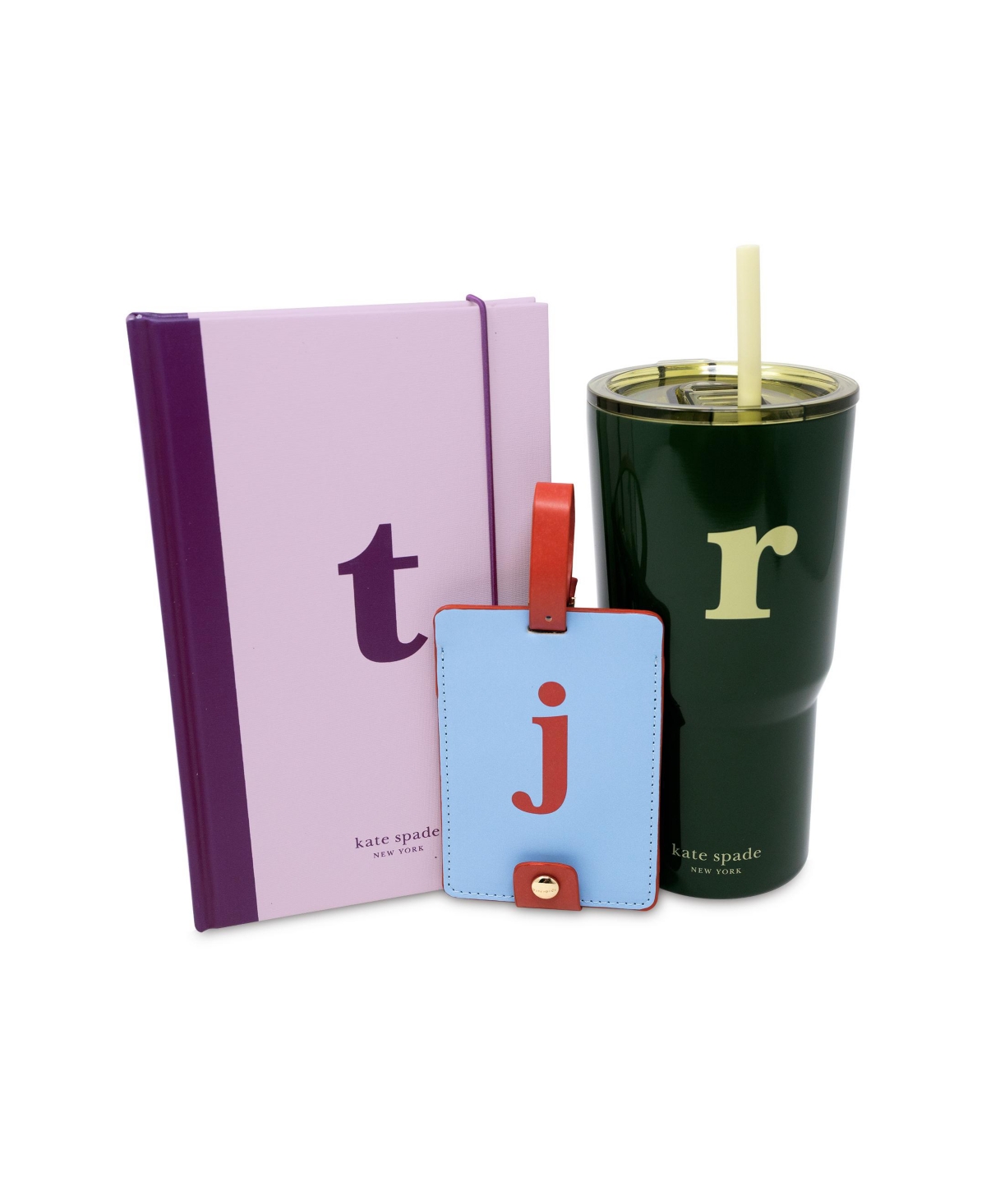 KATE SPADE NEW YORK JUST MINE INITIAL LUGGAGE TAG, J 