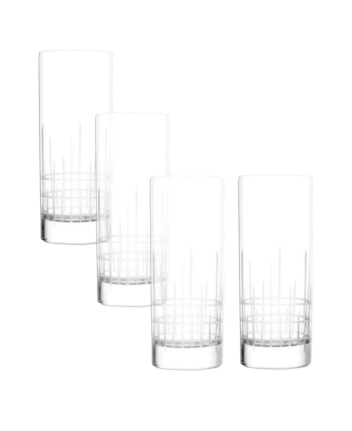 Stolzle Lausitz Manhattan Highball Glasses, Set Of 4 In Crystal