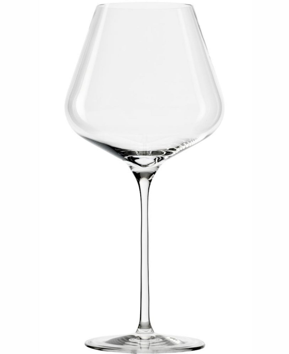 Stolzle Lausitz Quatrophil Burgundy Glasses, Set Of 4 In Crystal