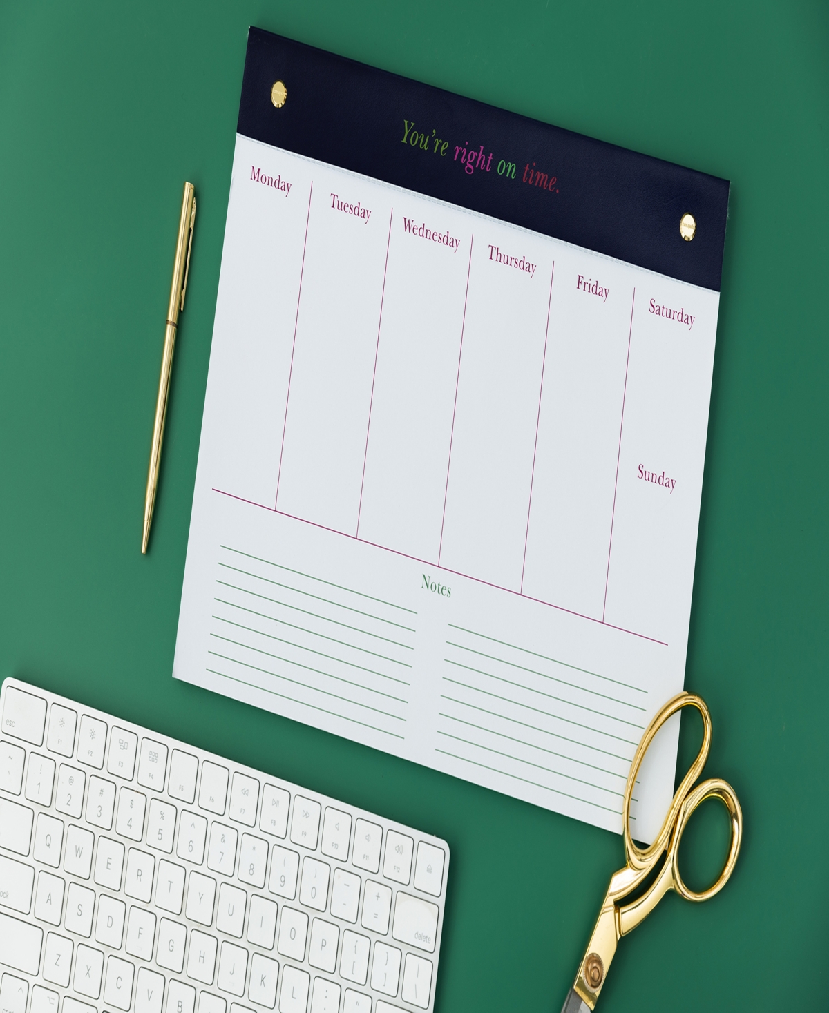Kate Spade New York Weekly Planner Notepad In You're Right On Time