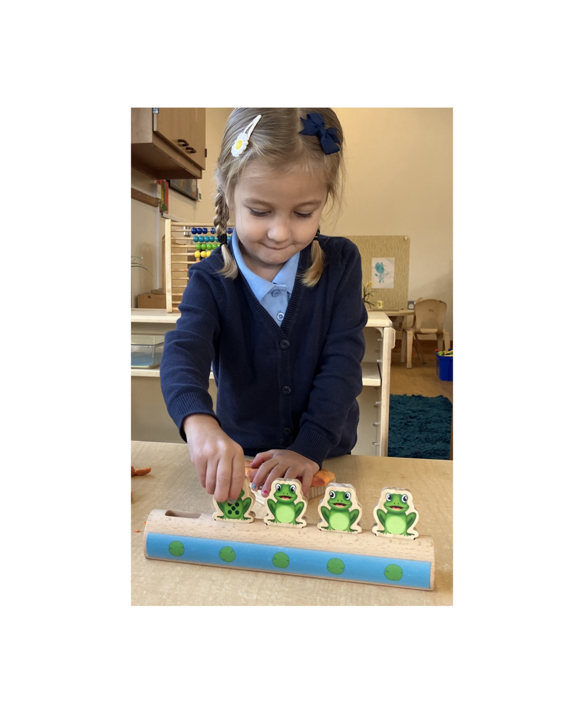 Yellow Door Five Frogs On A Log Number Line Tool In Multi