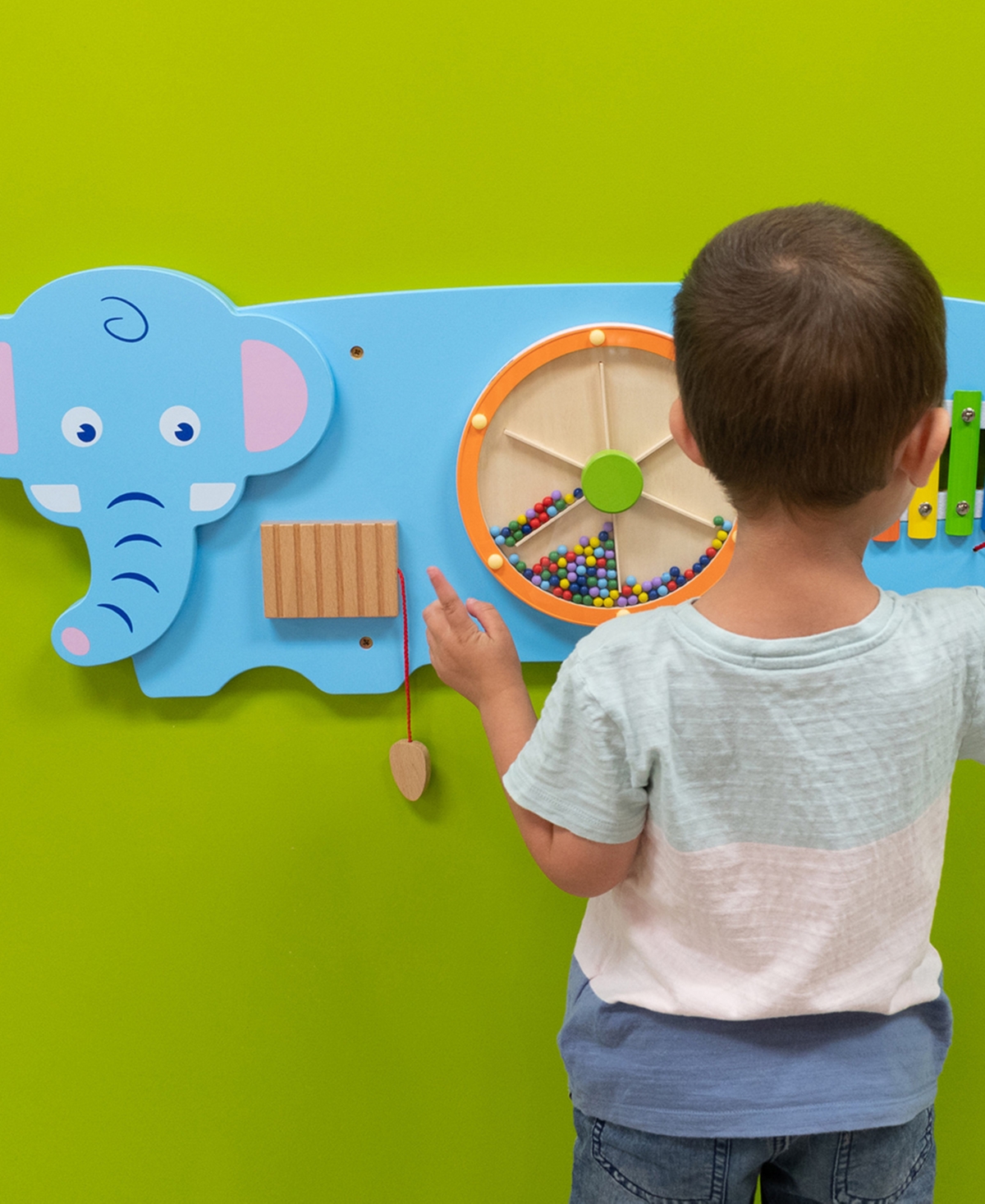 Learning Advantage Elephant Activity Wall Panel Activity Center In Multi