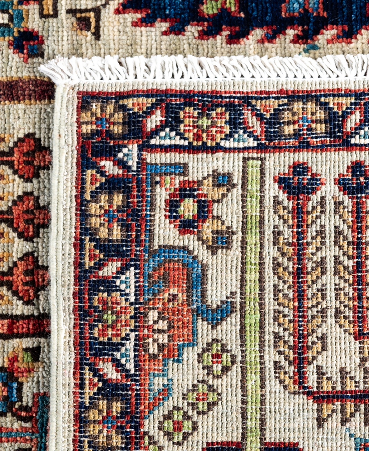 Adorn Hand Woven Rugs Serapi M1999 2'8"x8'1" Runner Area Rug In Light Gray