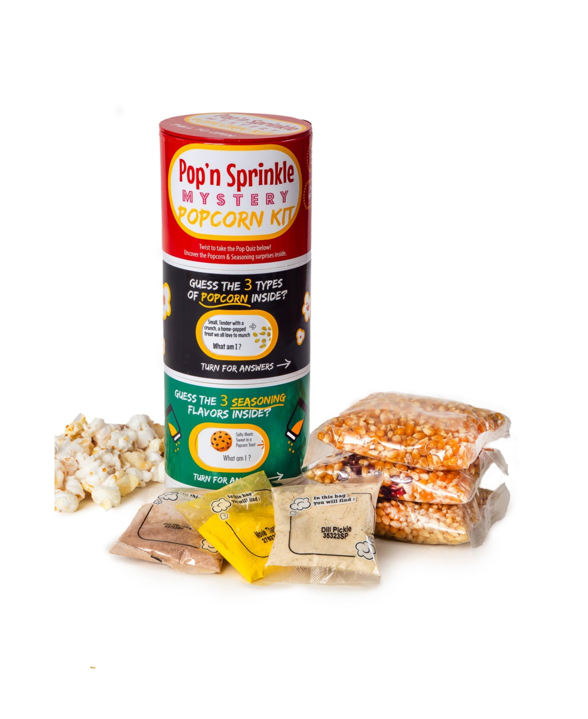 Wabash Valley Farms Mystery Movie Night Popcorn Kit, 10 Piece In No Color