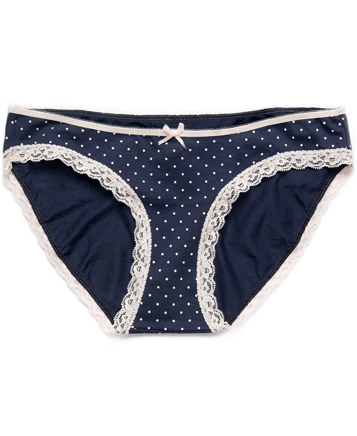 Jessica Simpson Womens Bikini Underwear Panties Feather Cotton