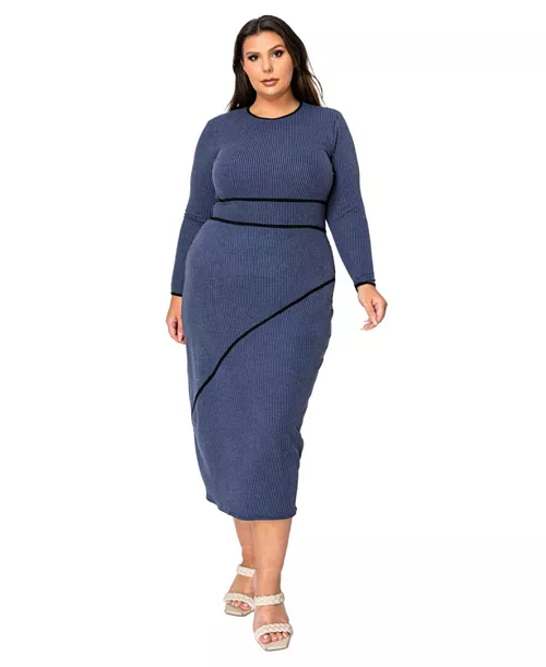 plus size elora sweater dress