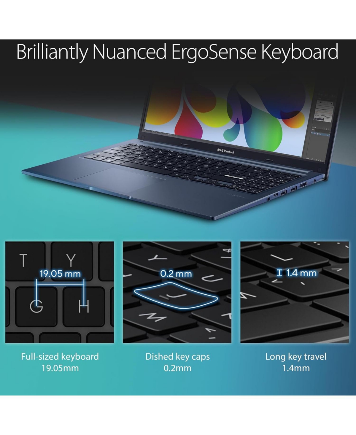 Asus Vivobook 15 Daily Traditional Laptop Amd Ryzen 7 7730U 16GB Ram Amd Radeon Graphics 1TB Ssd Storage Windows 11 Home Fhd 60Hz