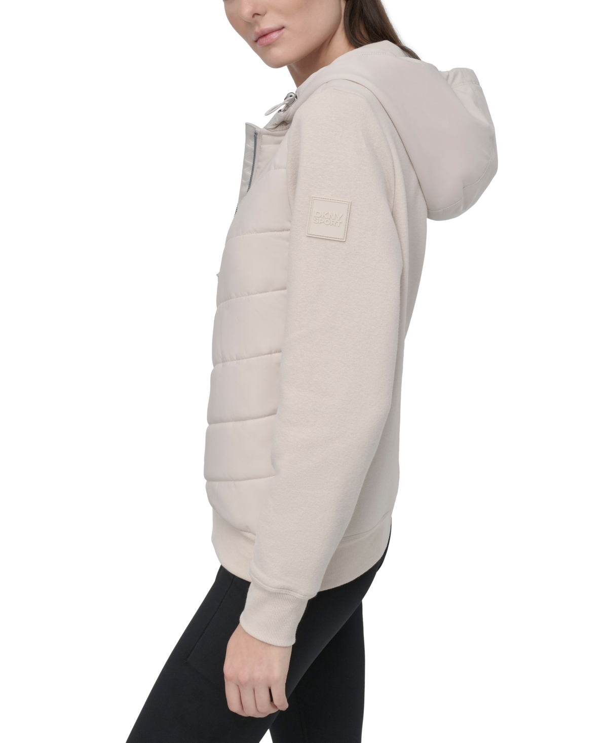 Dkny Sport Women's Lightweight Hybrid Jacket In Oat