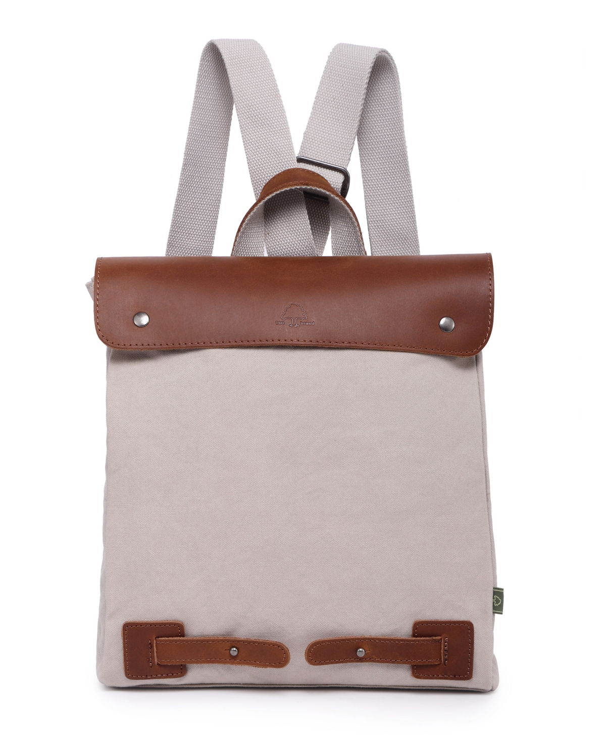 Cooper Convertible Canvas Backpack - Ivory