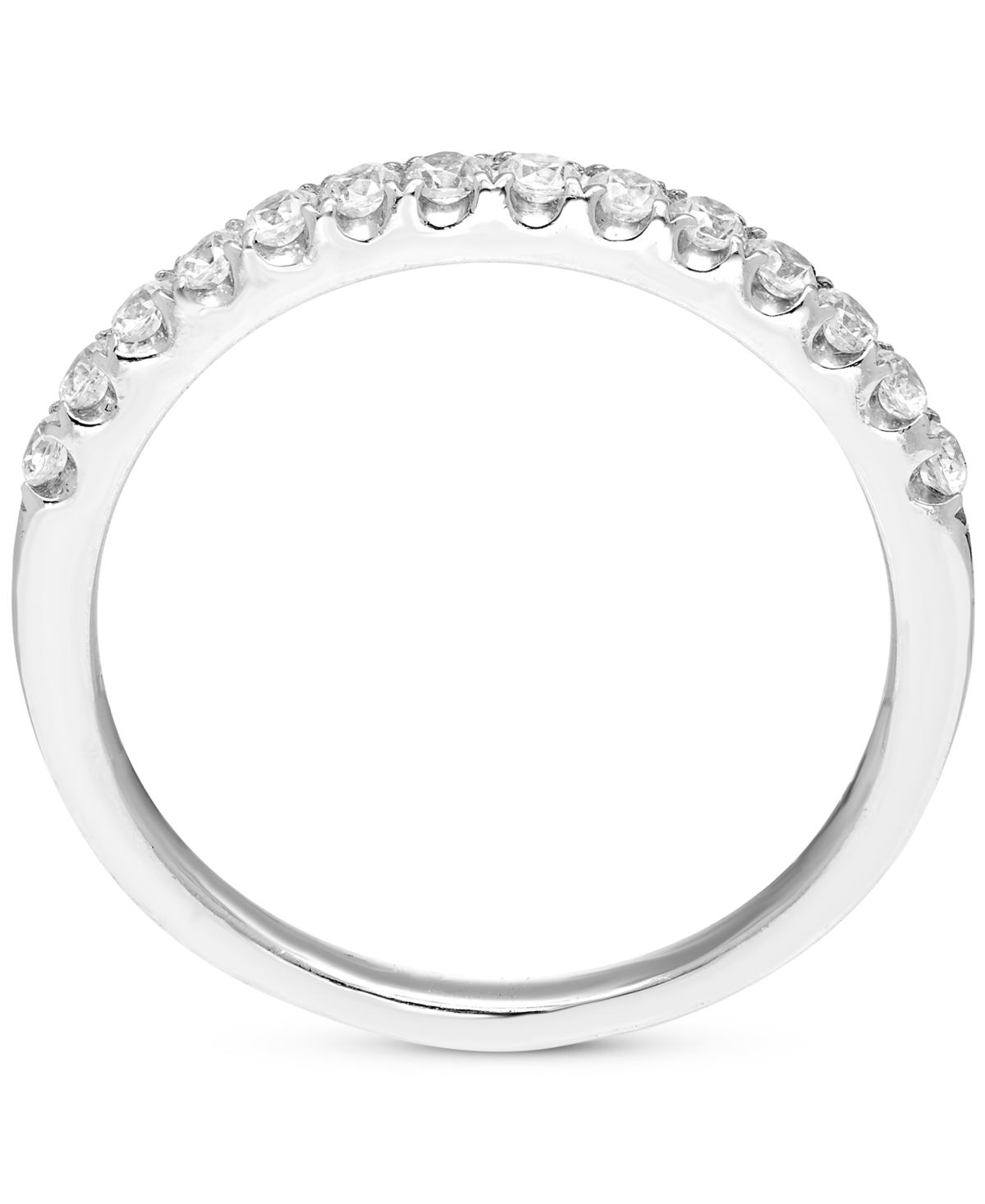 MACY'S DIAMOND ANNIVERSARY BAND (1/3 CT. T.W.) IN 14K WHITE GOLD 
