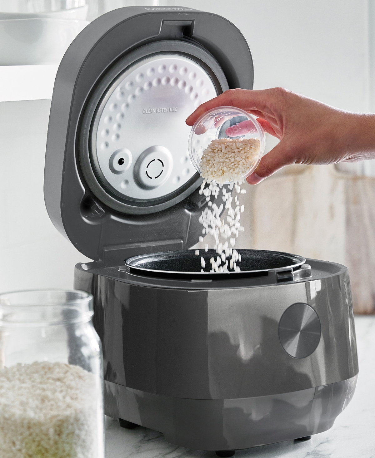 Greenpan 8-cup Bistro Carb-reducing Rice Cooker In Graphite
