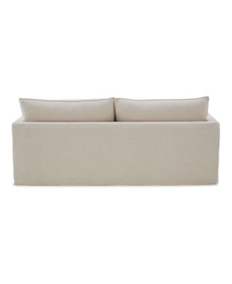 84" Linen Maddy Narrow Track Arm Sofa