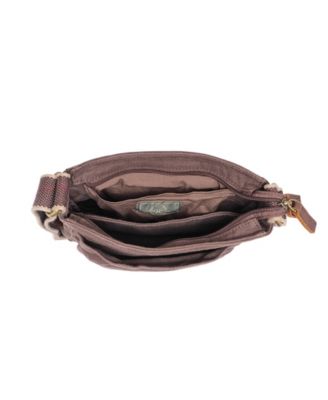 Atona Classic Flap Canvas Crossbody Bag