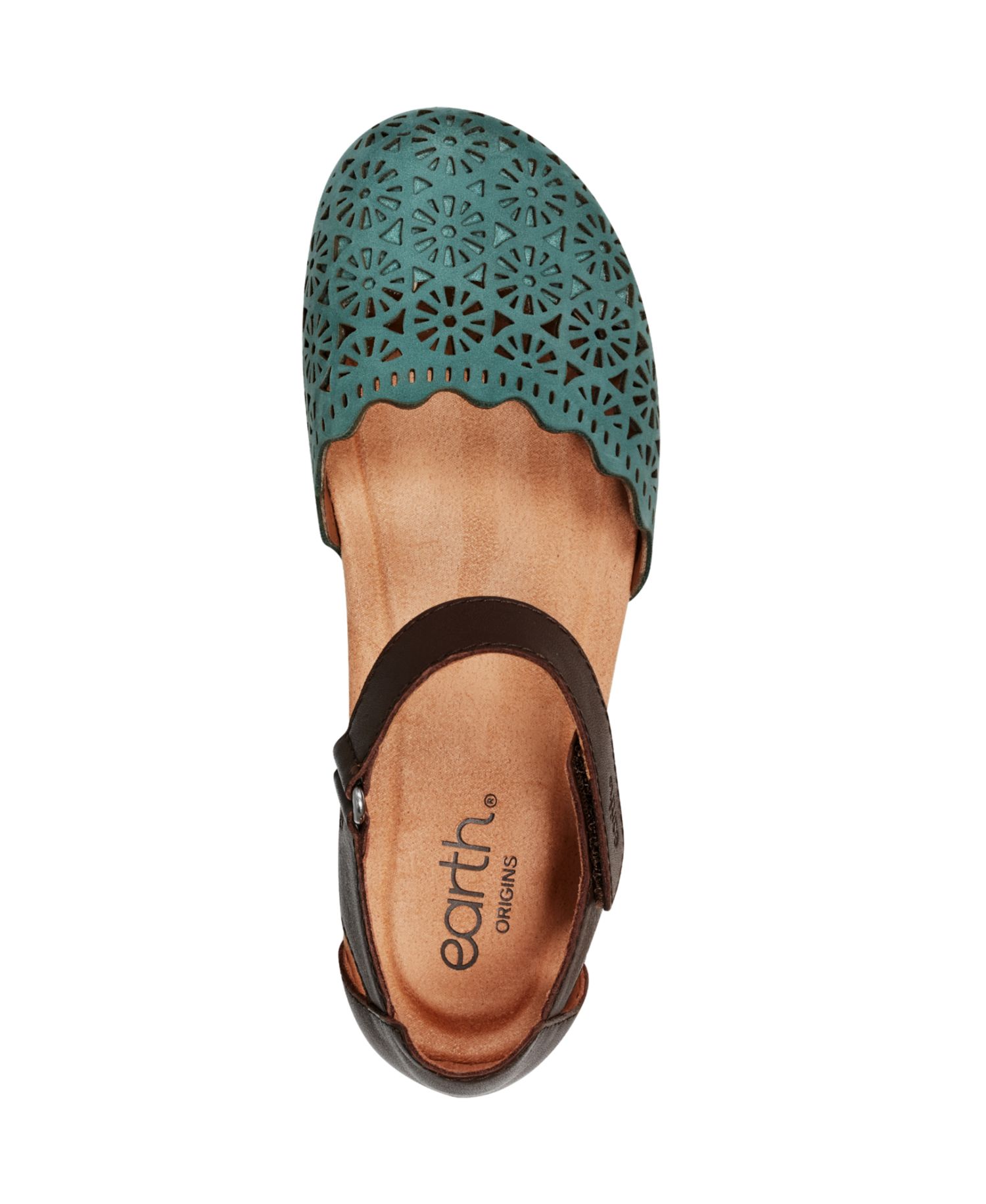Women's Bronnie Perforated Two-Piece Flat Sandals