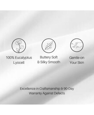600 Thread Count Eucalyptus Tencel Lyocell 5 Piece Sheet Set, Split King