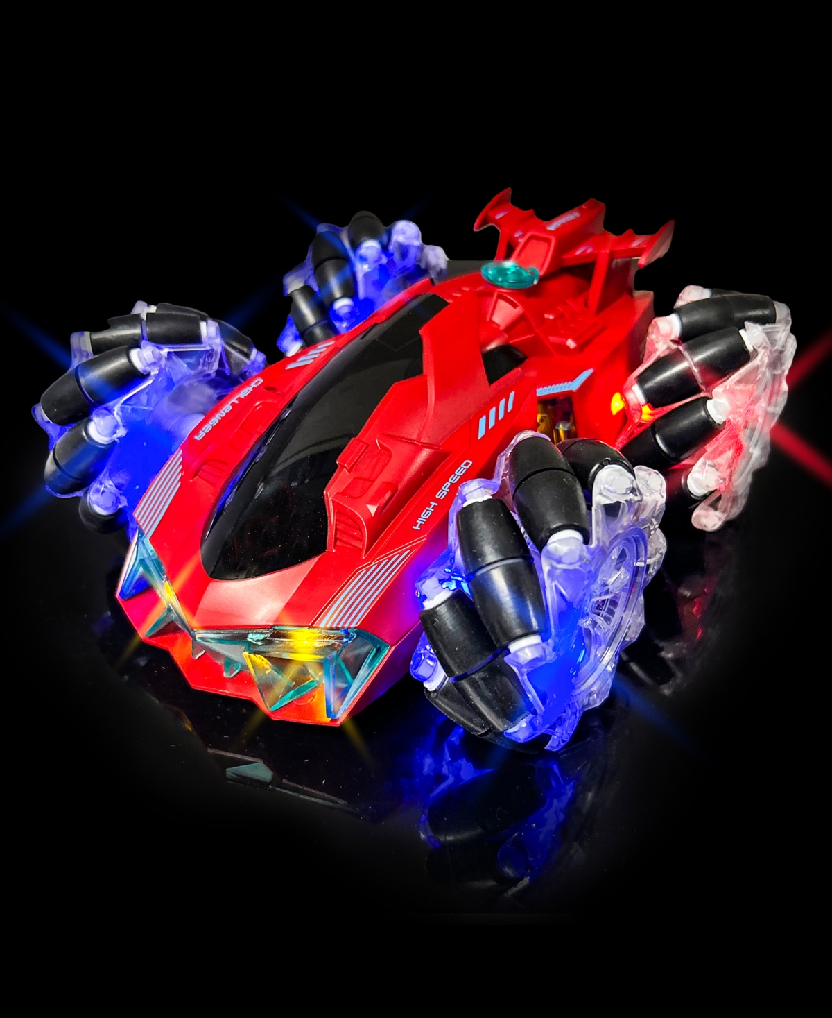 Shop Flipo Split Shift 2-in-1 Remote Control Stunt Car In Red